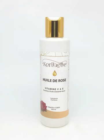 Huile hydratante à la rose