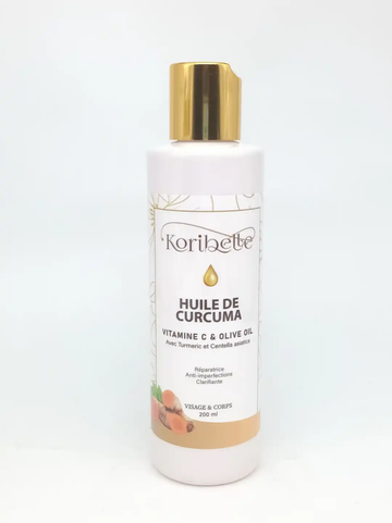 Huile anti tâche au curcuma
