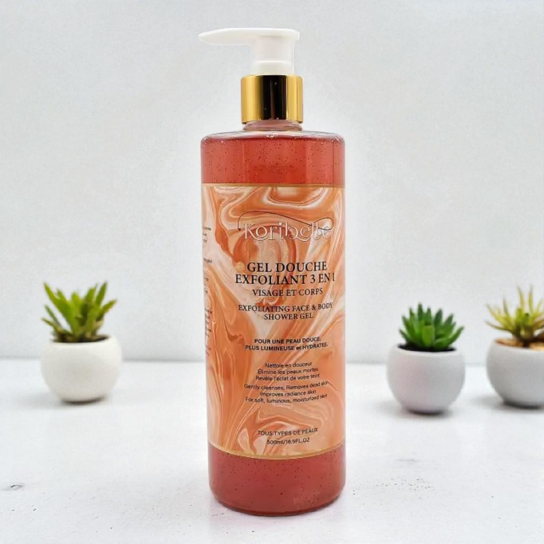 Gel douche exfoliant et clarifiant